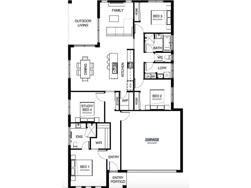 9 Dunlop Crescent, Caloundra West QLD 4551 Floorplan