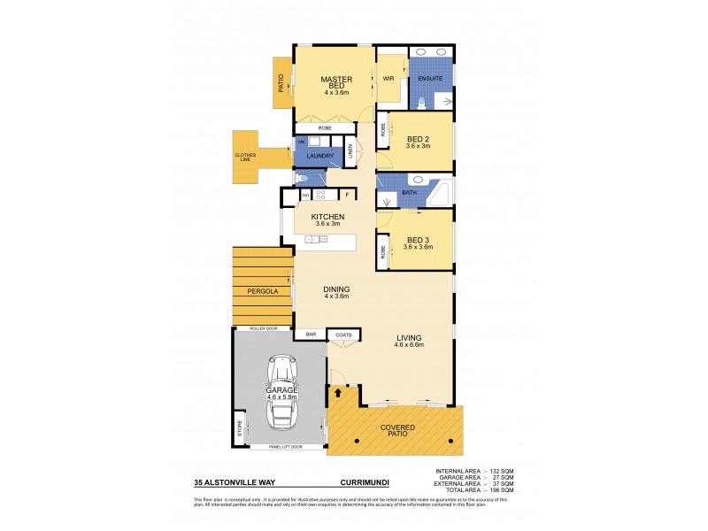 35 Alstonville Way, Currimundi QLD 4551 Floorplan