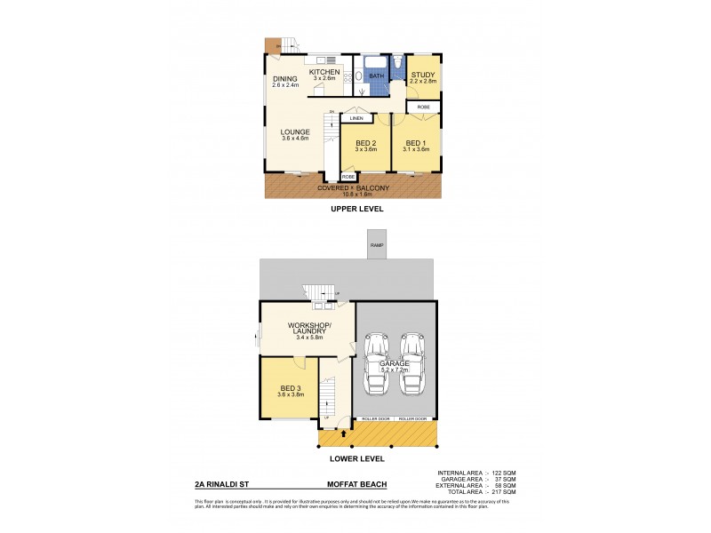 2A Rinaldi Street, Moffat Beach QLD 4551 Floorplan