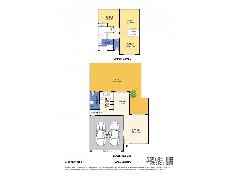 Unit 3/25 North Street, Caloundra QLD 4551 Floorplan