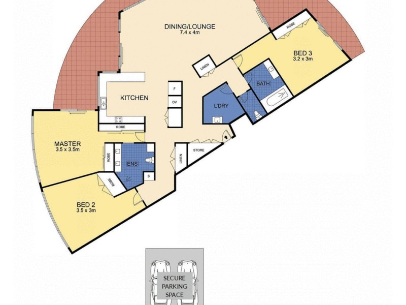 Unit 10/63 Lower Gay Terrace, Caloundra QLD 4551 Floorplan
