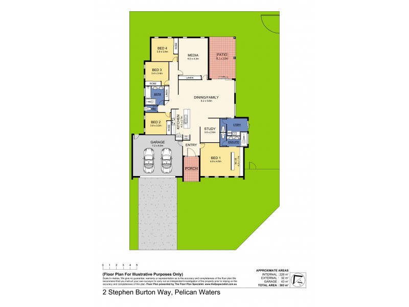 2 Stephen Burton Way, Pelican Waters QLD 4551 Floorplan