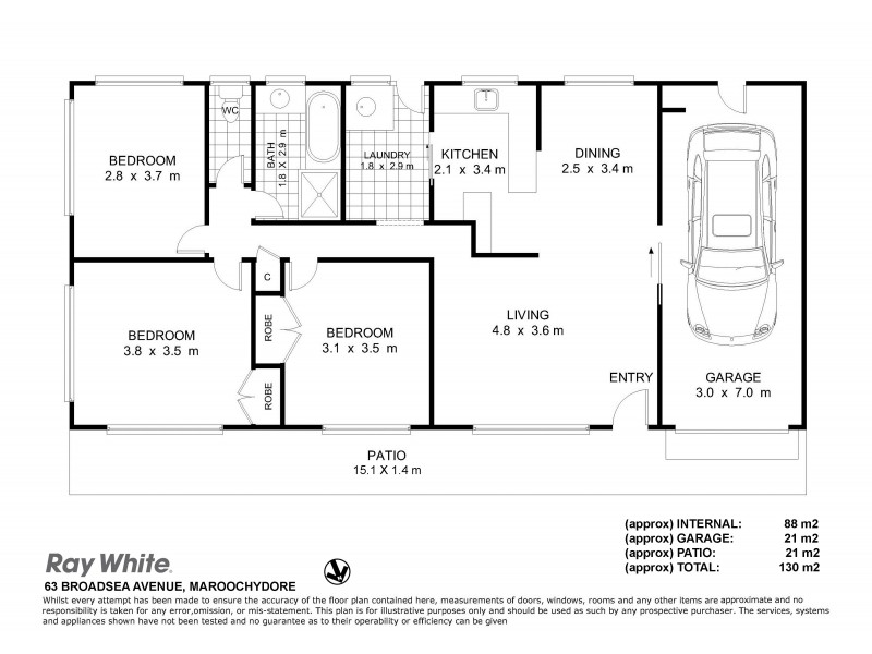63 Broadsea Avenue, Maroochydore QLD 4558 Floorplan