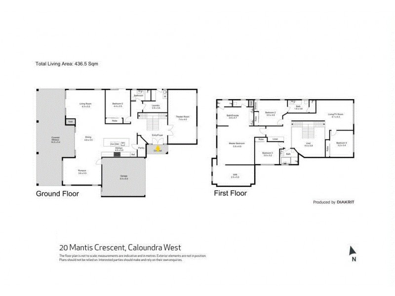 20 Mantis Crescent, Caloundra West QLD 4551 Floorplan