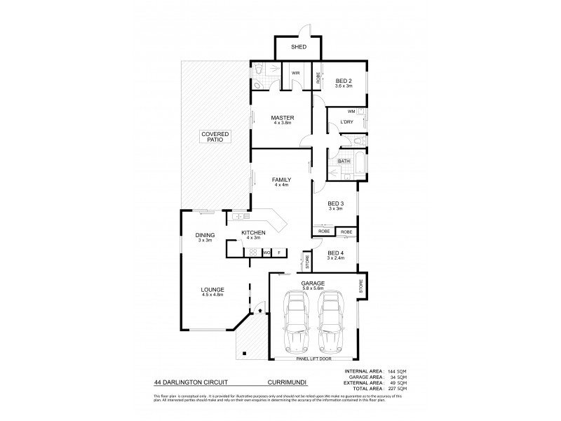44 Darlington Circuit, Currimundi QLD 4551 Floorplan