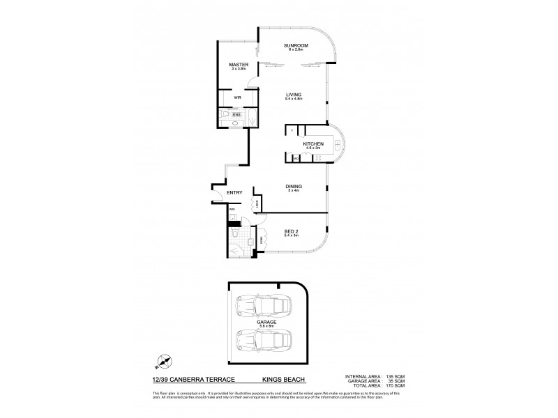 Unit 12/39 Canberra Terrace, Kings Beach QLD 4551 Floorplan
