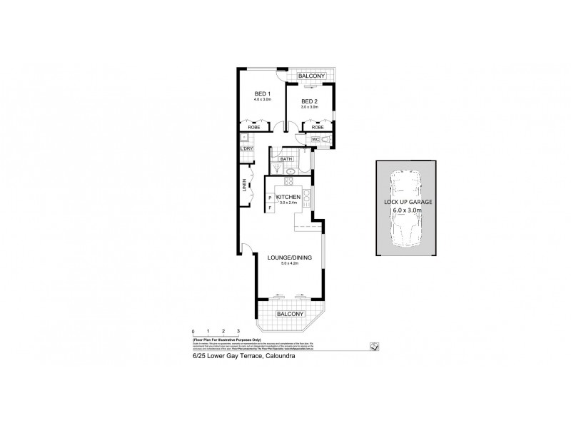 6/25 Lower Gay Terrace, Caloundra QLD 4551 Floorplan
