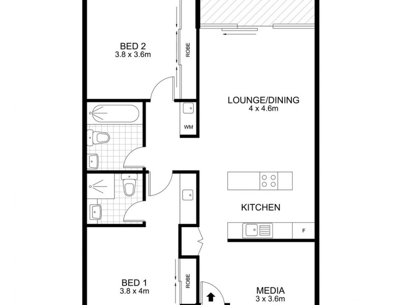 Unit 5/1 Amity Avenue, Maroochydore QLD 4558 Floorplan