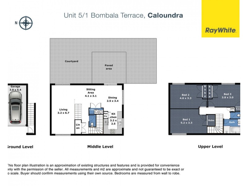 5/1 Bombala Terrace, Caloundra QLD 4551 Floorplan