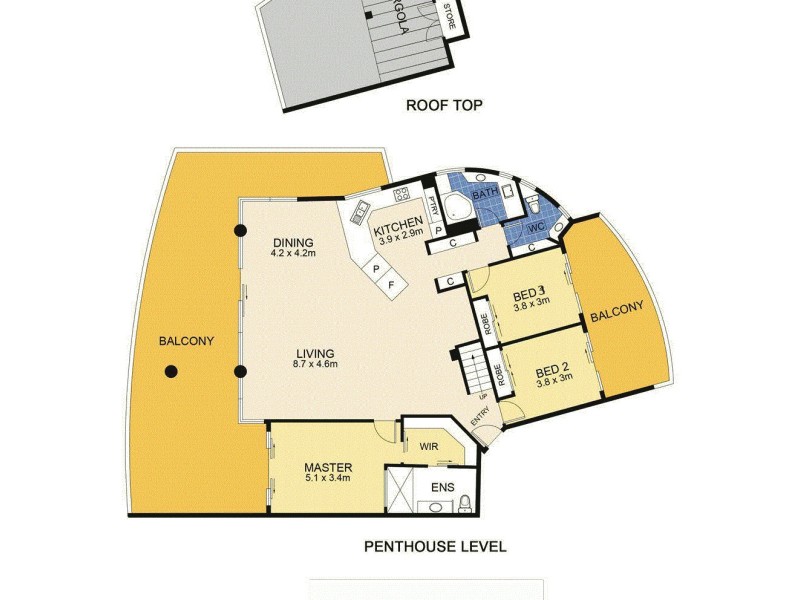 Unit 1201/17 Leeding Terrace, Caloundra QLD 4551 Floorplan