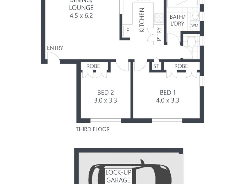 7/35 Lower Gay Terrace, Caloundra QLD 4551 Floorplan