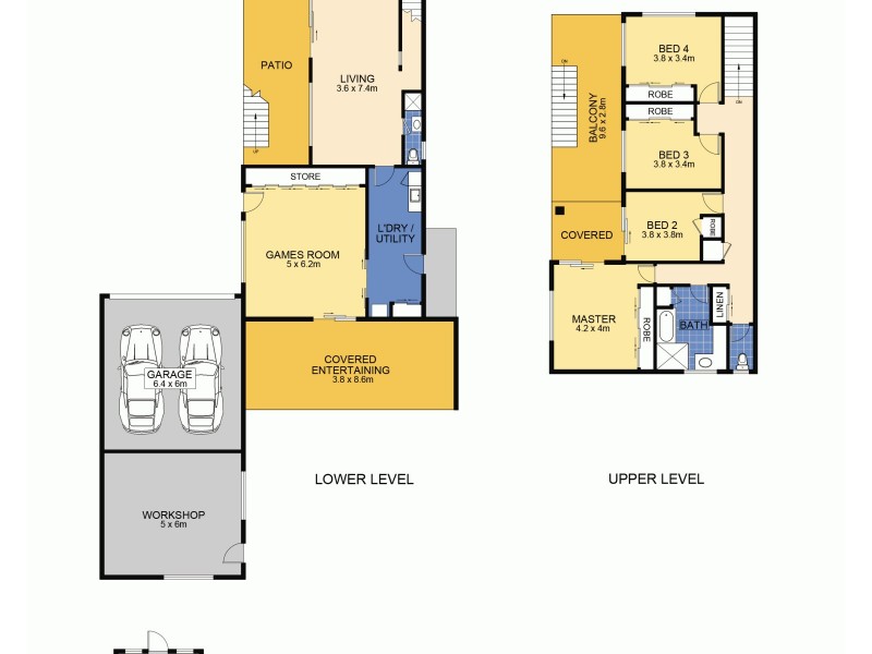 4 Ulm Street, Dicky Beach QLD 4551 Floorplan