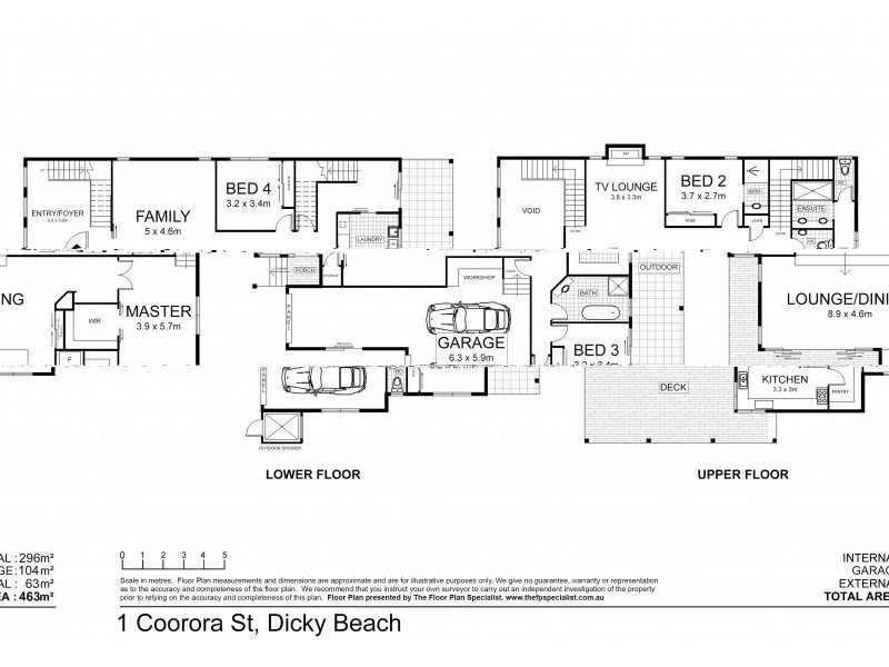 1 Cooroora Street, Dicky Beach QLD 4551 Floorplan