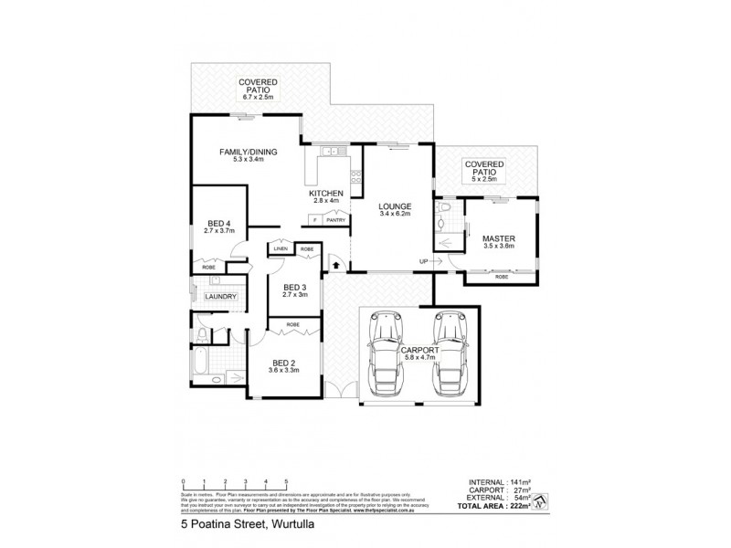 5 Poatina Street, Wurtulla QLD 4575 Floorplan