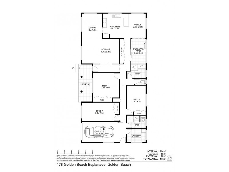 178 Esplanade, Golden Beach QLD 4551 Floorplan
