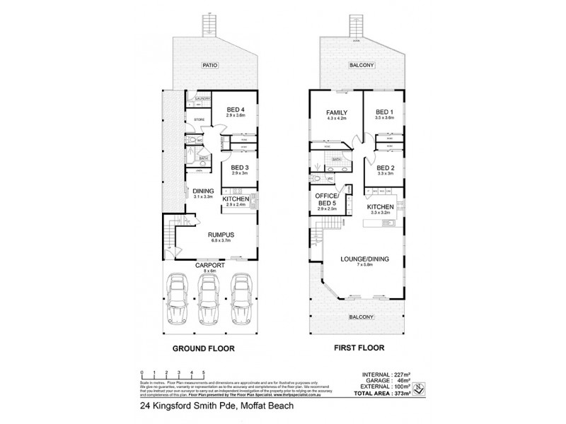 24 Kingsford Smith Parade, Moffat Beach QLD 4551 Floorplan