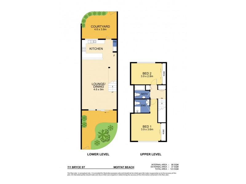 7/1 Bryce Street, Moffat Beach QLD 4551 Floorplan