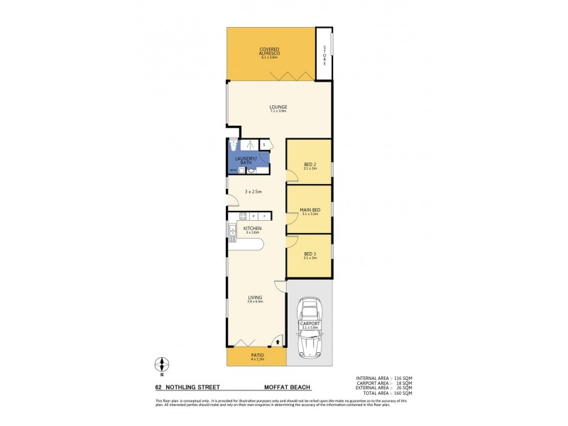 62 Nothling Street, Moffat Beach QLD 4551 Floorplan