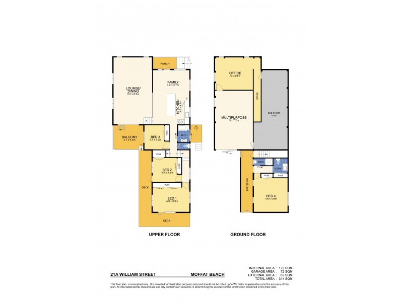 21a William Street, Moffat Beach QLD 4551 Floorplan