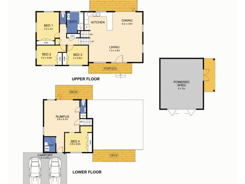 14 Gladstone Parade, Moffat Beach QLD 4551 Floorplan