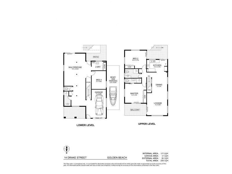 14 Drake Street, Golden Beach QLD 4551 Floorplan