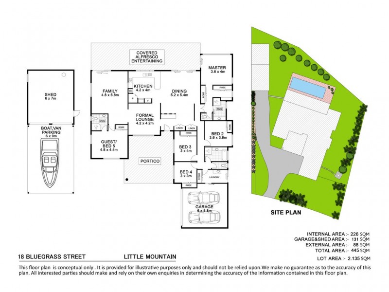18 Bluegrass Street, Little Mountain QLD 4551 Floorplan
