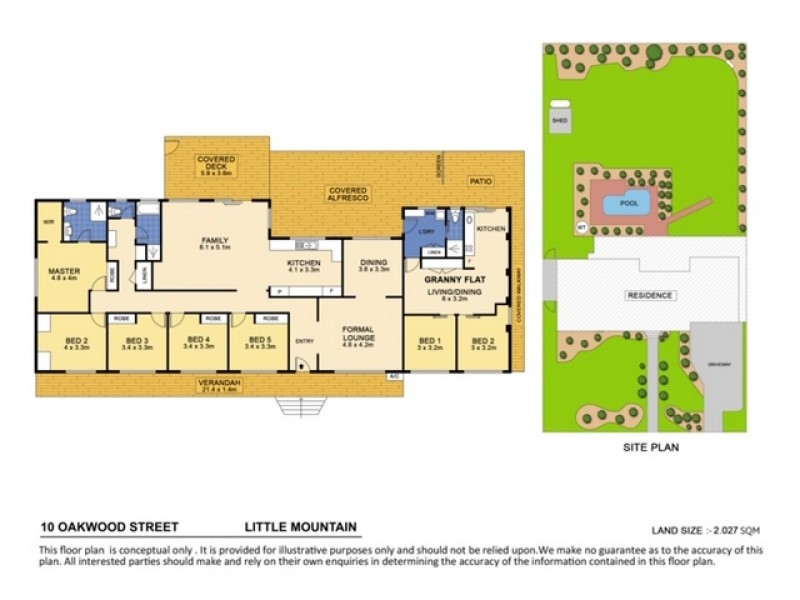 10 Oakwood Street, Little Mountain QLD 4551 Floorplan