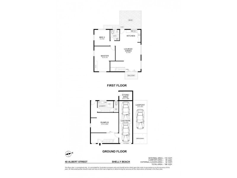 40 Albert Street, Shelly Beach QLD 4551 Floorplan