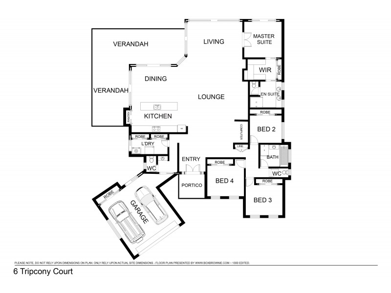 6 Tripcony Court, Pelican Waters QLD 4551 Floorplan