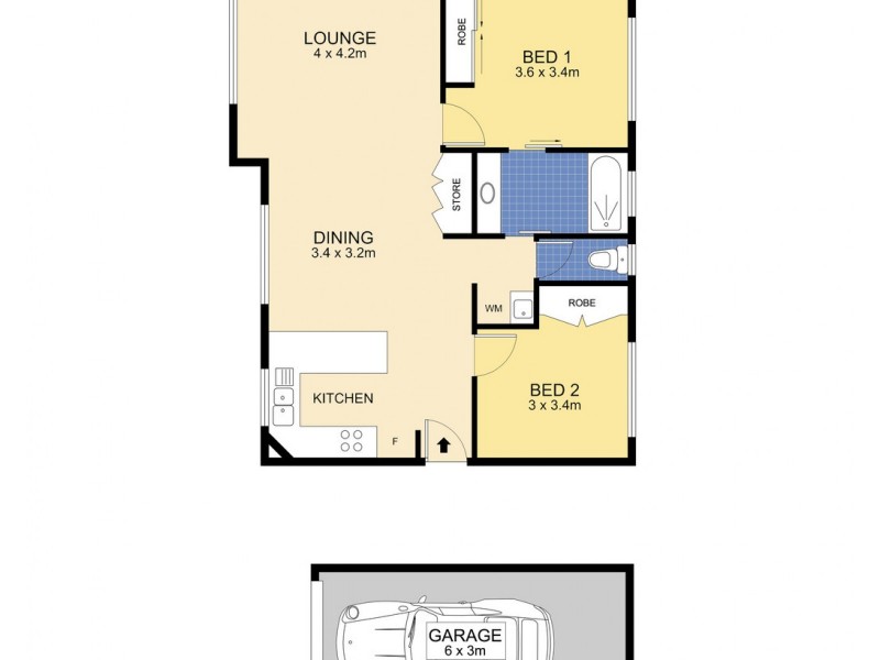 Unit 1/5 Arthur Street, Kings Beach QLD 4551 Floorplan