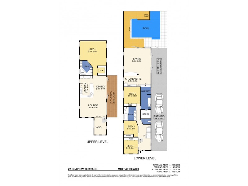 22 Seaview Terrace, Moffat Beach QLD 4551 Floorplan