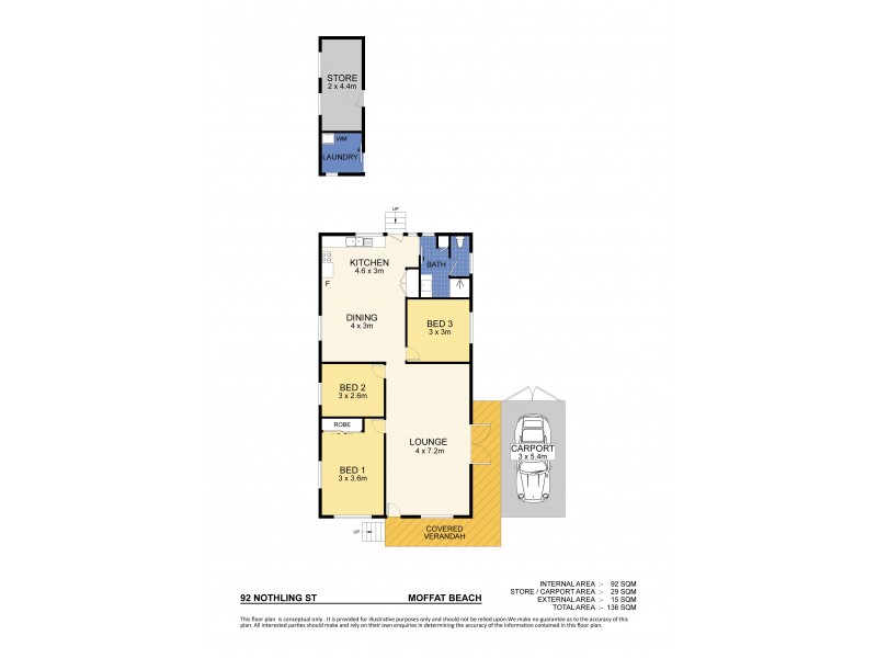 92 Nothling Street, Moffat Beach QLD 4551 Floorplan