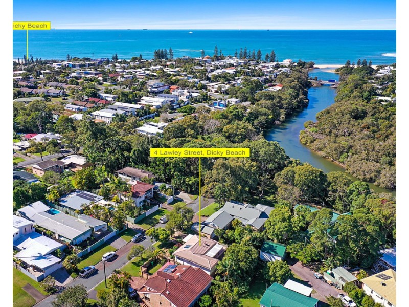 4 Lawley Street, Dicky Beach QLD 4551