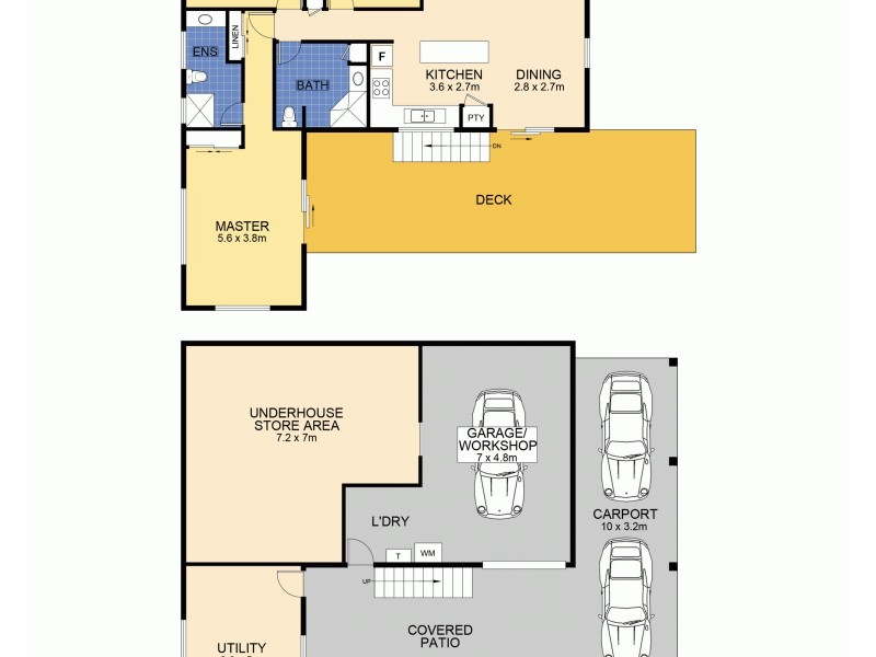 4 Lawley Street, Dicky Beach QLD 4551 Floorplan