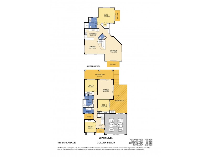 117 Esplanade, Golden Beach QLD 4551 Floorplan