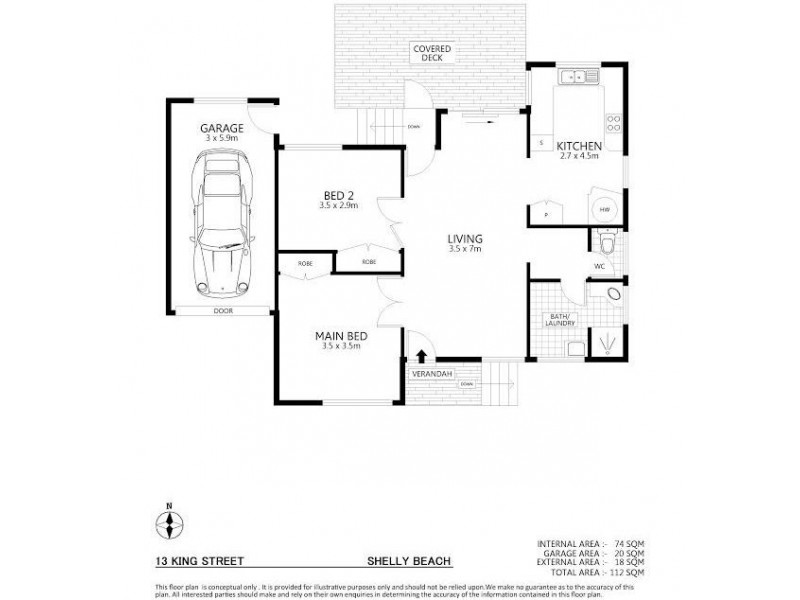 13 King Street, Shelly Beach QLD 4551