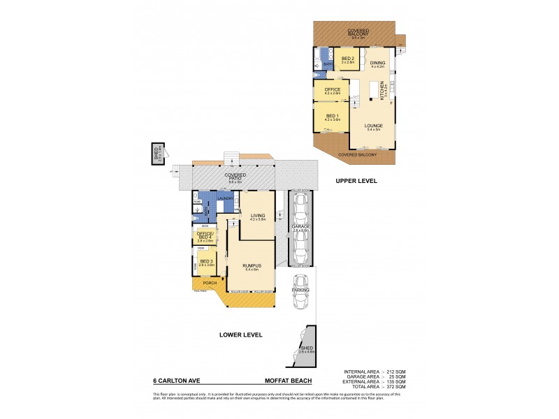 6 Carlton Avenue, Moffat Beach QLD 4551 Floorplan