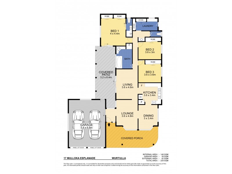 17 Mulloka Esplanade, Wurtulla QLD 4575 Floorplan