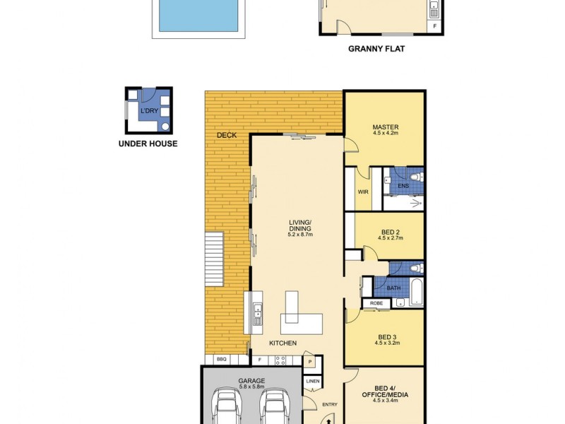 32 Russell Street, Moffat Beach QLD 4551 Floorplan