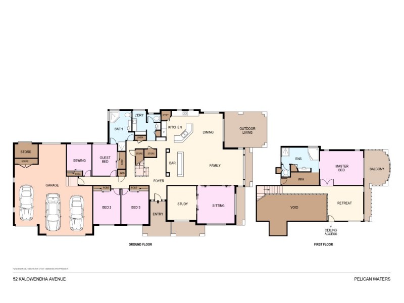 52 Kalowendha Avenue, Pelican Waters QLD 4551 Floorplan