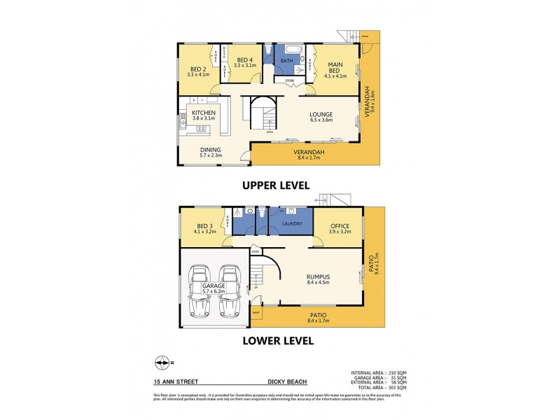 15 Ann Street, Dicky Beach QLD 4551 Floorplan