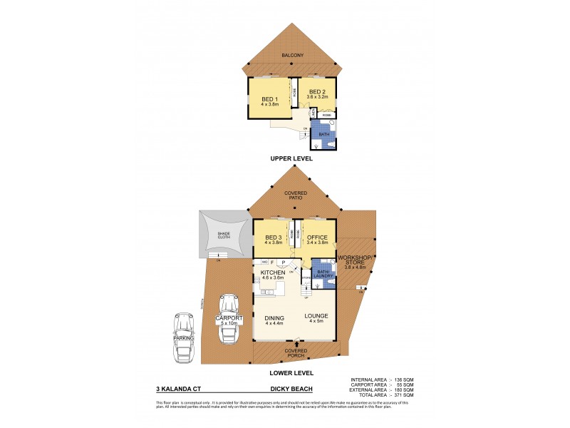 3 Kalanda Court, Dicky Beach QLD 4551 Floorplan