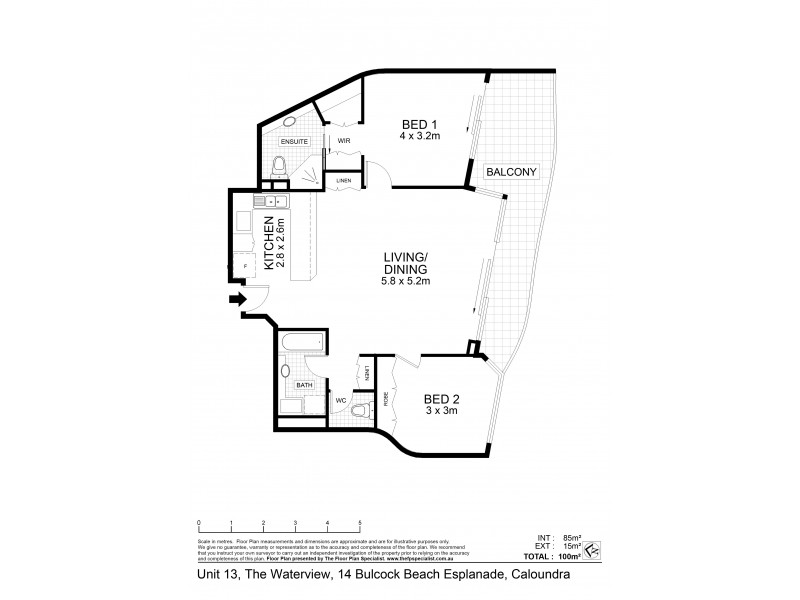 Unit 13/14 Bulcock Beach Esplanade, Caloundra QLD 4551 Floorplan