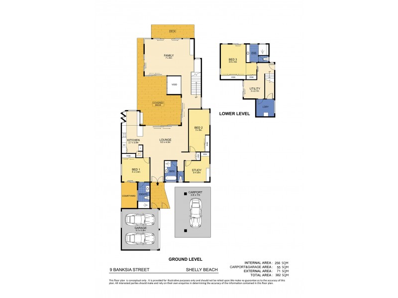 9 Banksia Street, Shelly Beach QLD 4551 Floorplan