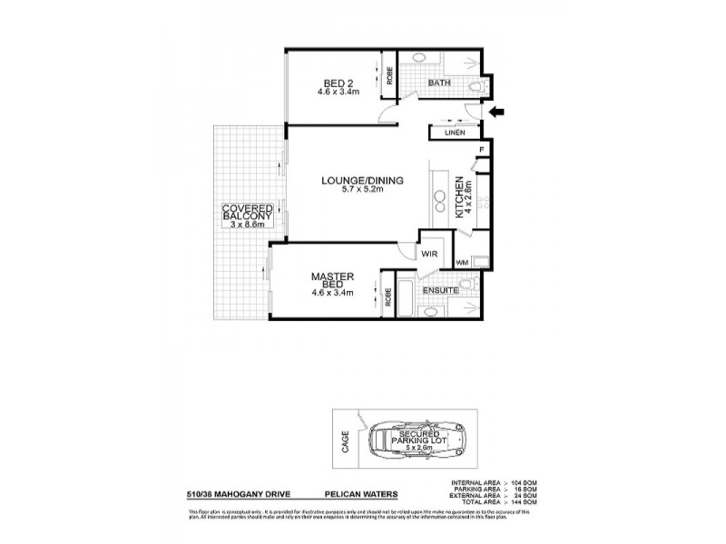 Unit 510 ‘Pelican Waters Resort’ 38 Mahogany Drive, Pelican Waters QLD 4551