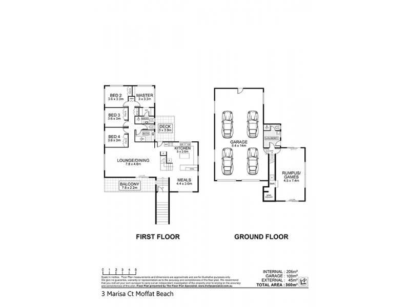 3 Marisa Court, Moffat Beach QLD 4551 Floorplan