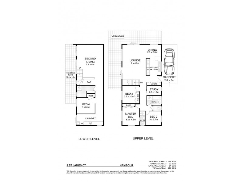 8 St James Court, Nambour QLD 4560 Floorplan