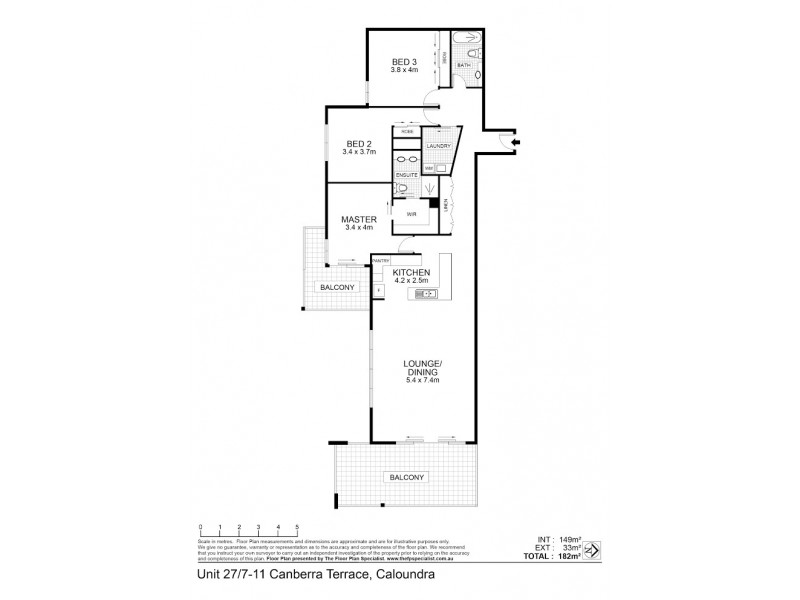 Unit 27/11 Canberra Terrace, Kings Beach QLD 4551 Floorplan
