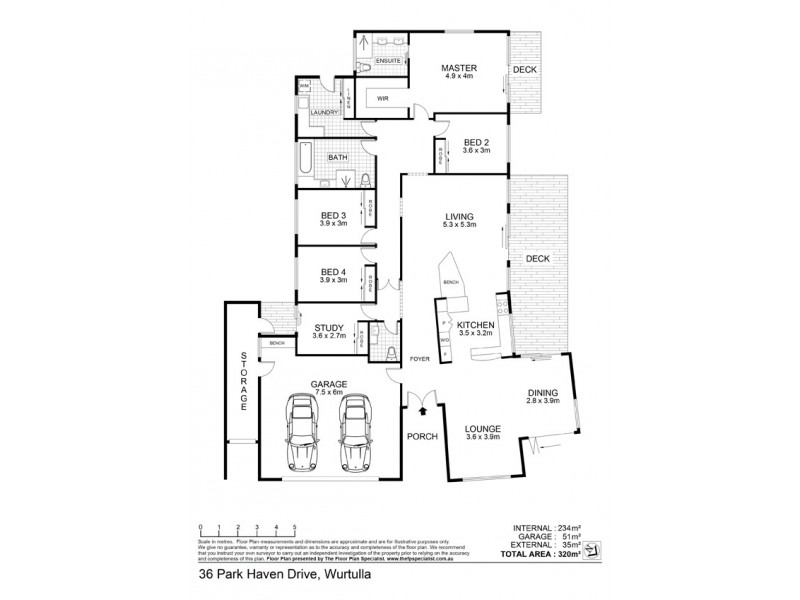 36 Park Haven Drive, Wurtulla QLD 4575 Floorplan