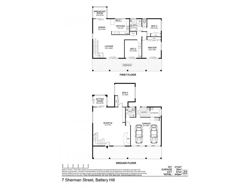 7 Sherman Street, Battery Hill QLD 4551 Floorplan